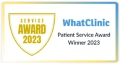 WhatClinic Service Award 2023 badge